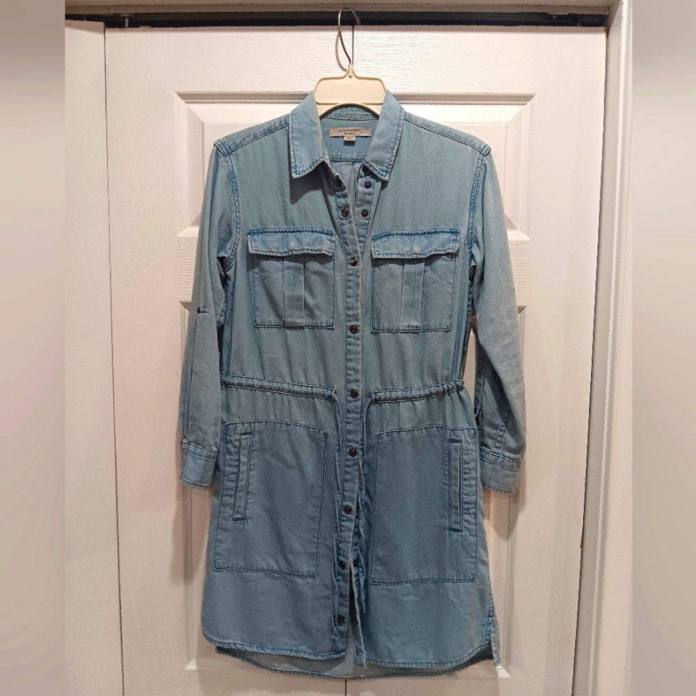All Saints X Small Denim Millie Dress